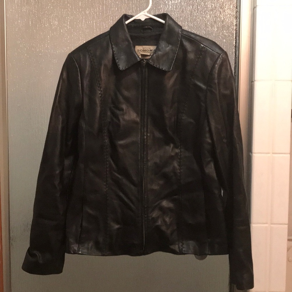 Black Lambskin Jacket